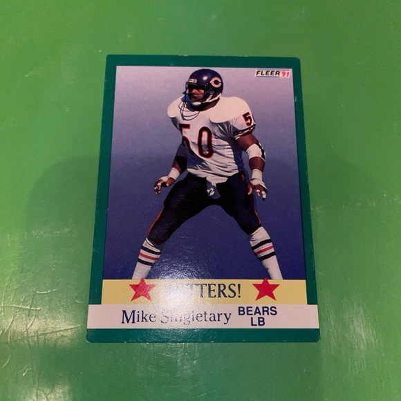 Topps Football Cards: BEARS players Urlacher, Thomas, Singletary total 21 in lot - Picture 3 of 10